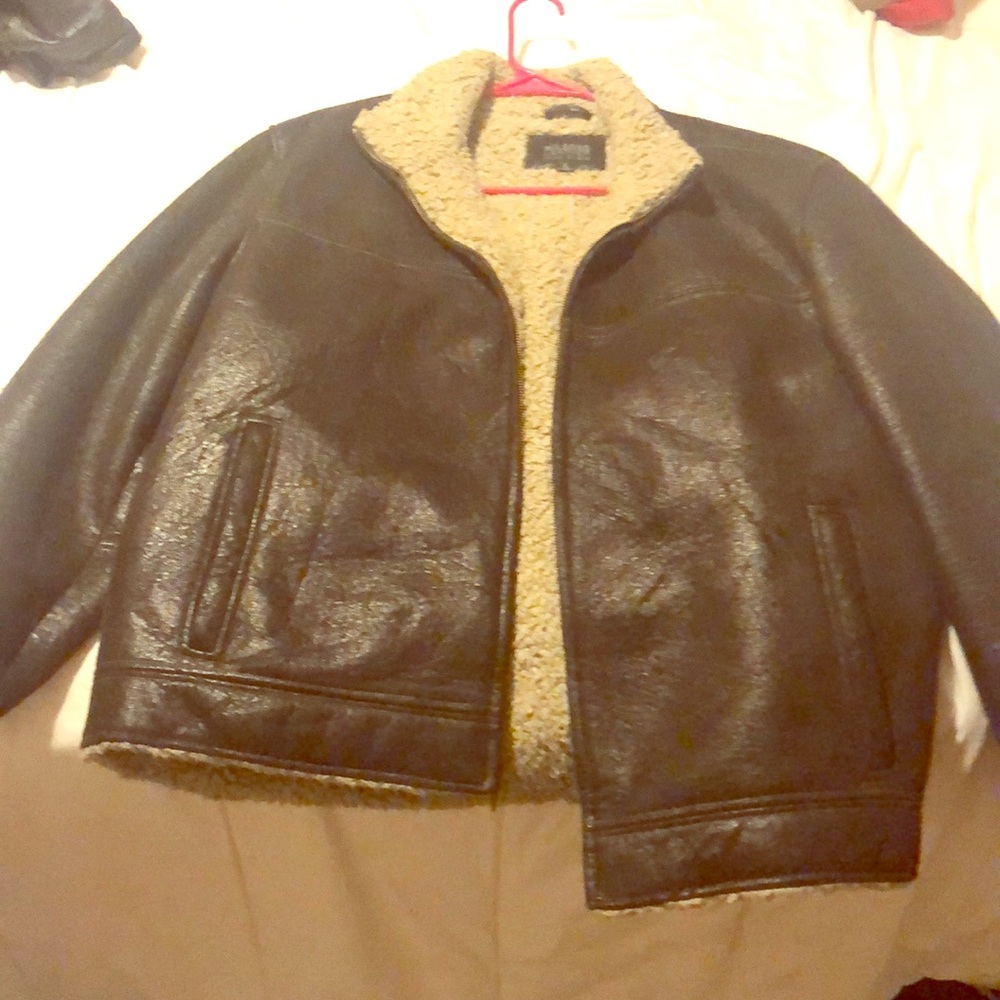 Wilson’s Leather Sherpa-lined Jacket